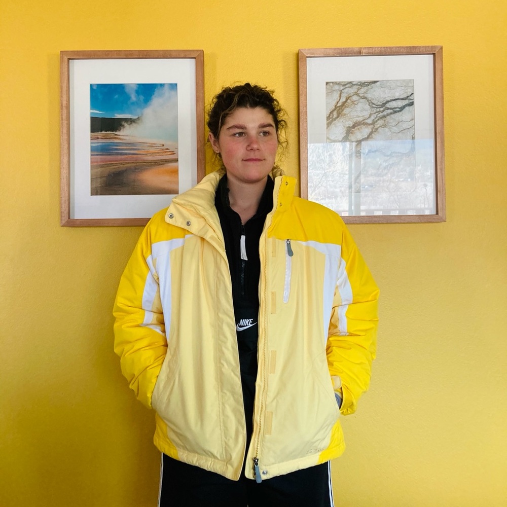 L.L. Bean yellow ski jacket - L